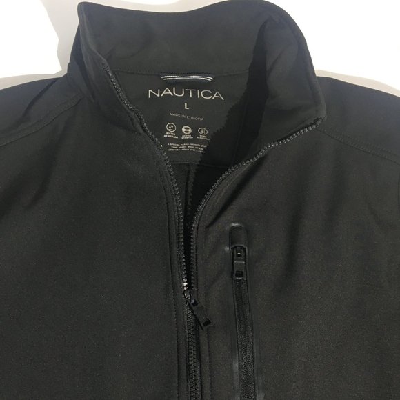 Men's Black Nautica jacket size large - Picture 3 of 7